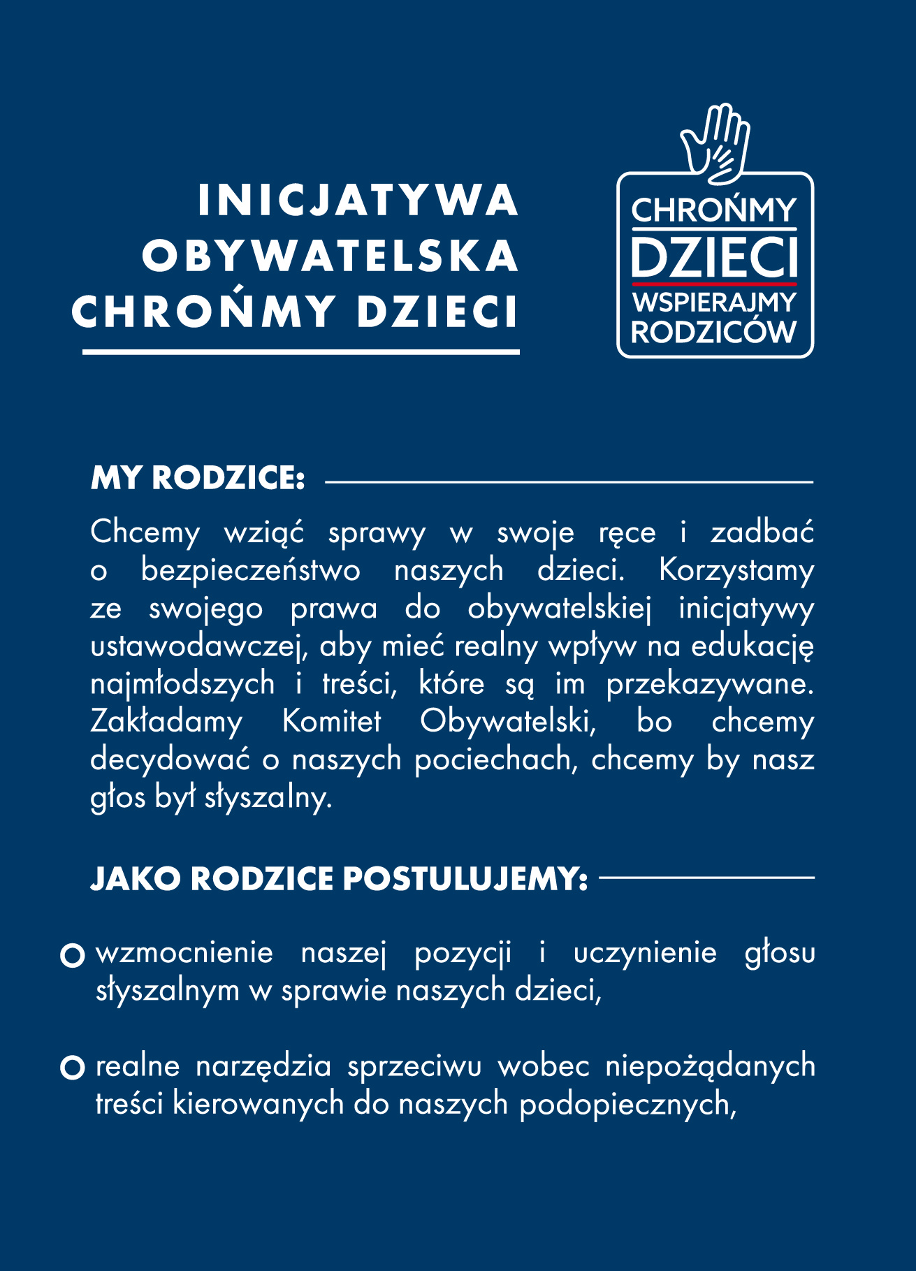 Chrońmy dzieci 1