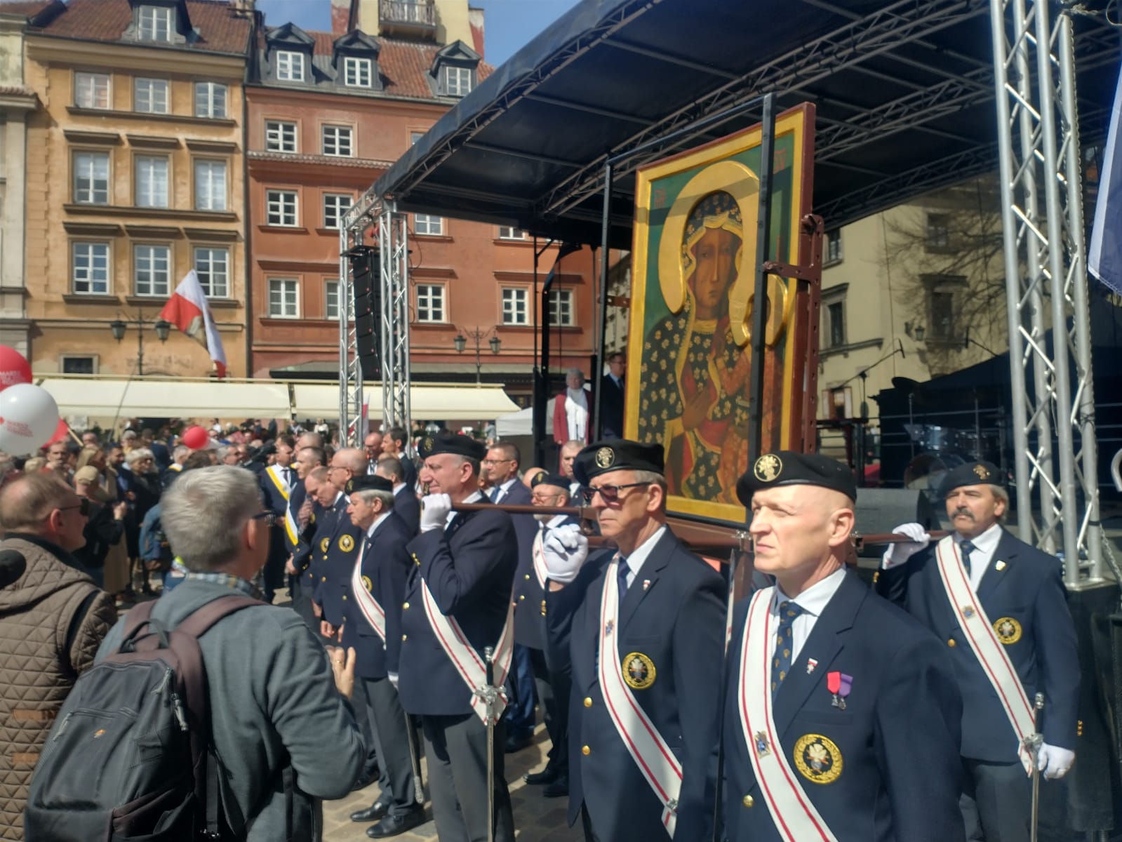 Matka Boża Częstochowska w wędrującej przez świat Ikonie „Od Oceanu do Oceanu” uczestniczyła w Narodowym Marszu Życia w Warszawie
