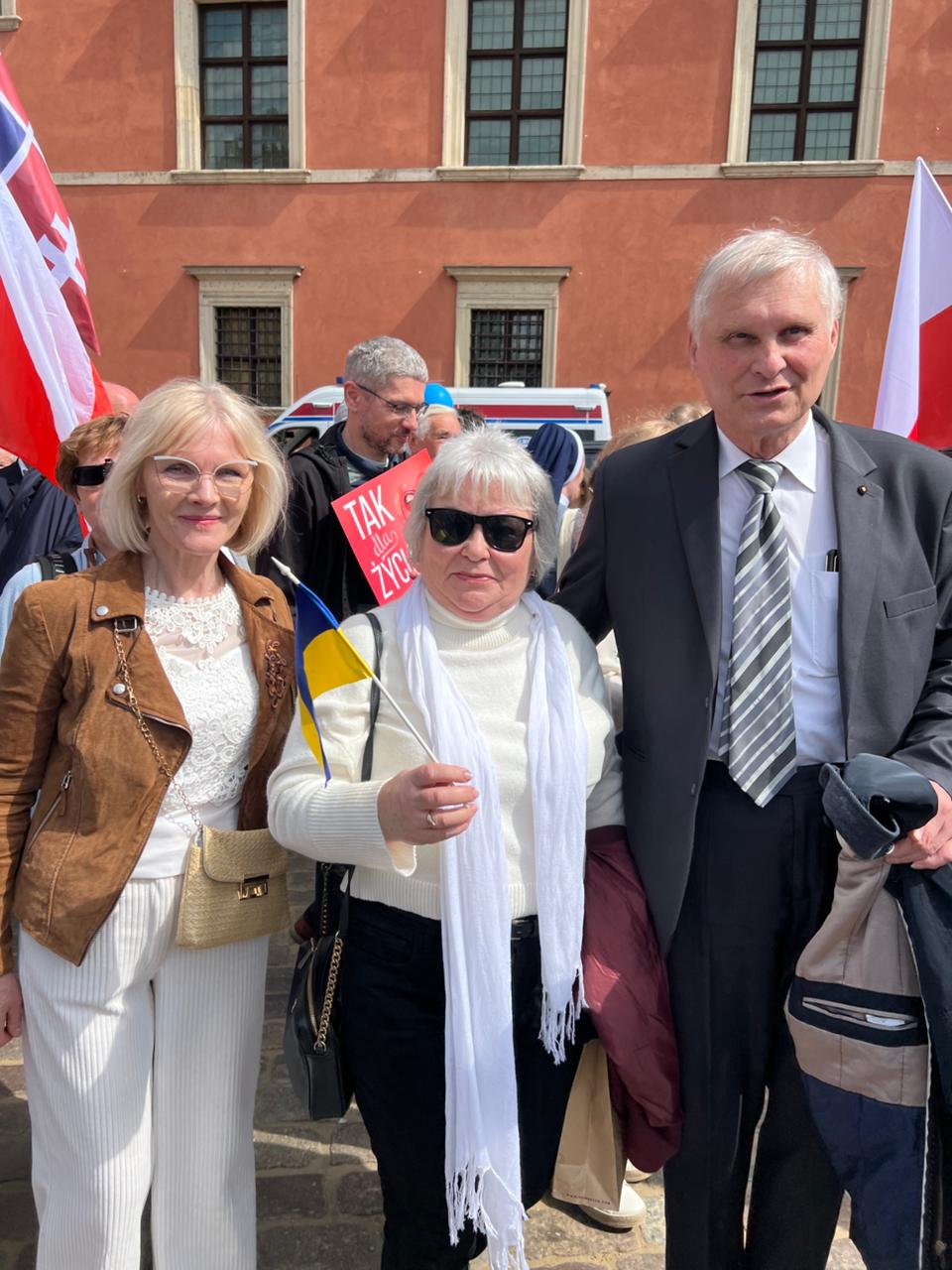 Wystąpienie przewodniczącej ogólnoukraińskiego ruchu obrony życia „O godność człowieka”, Geni Samborskiej, podczas Narodowego Marszu Życia w Warszawie