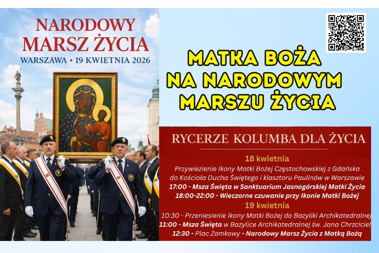 Zapraszamy na najnowszy podcast z serii Rozmów o Życiu pt. Matka Boża na Narodowym Marszu Życia