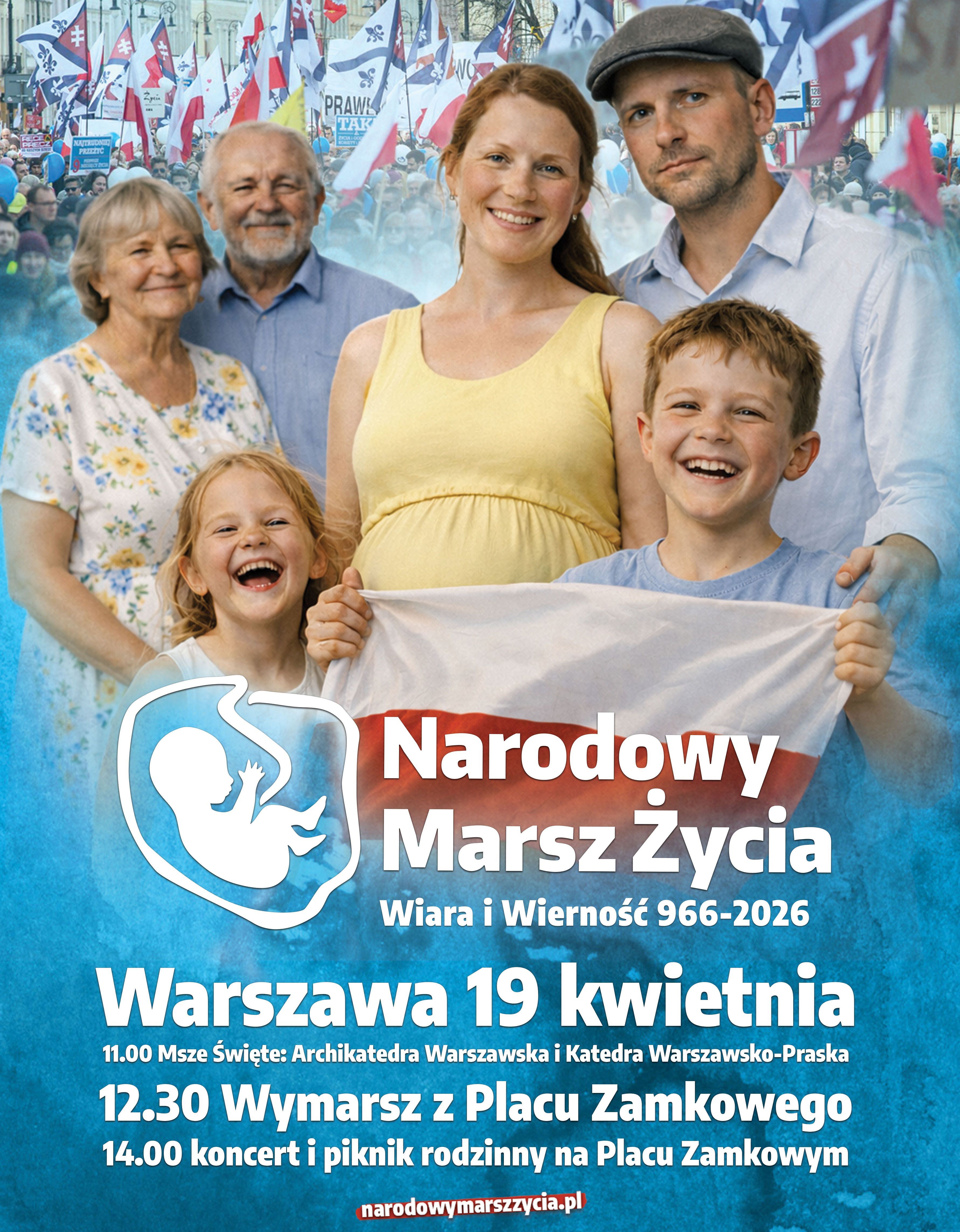 Narodowy Marsz Życia – pełna mobilizacja obrońców życia – jedziemy do Warszawy!